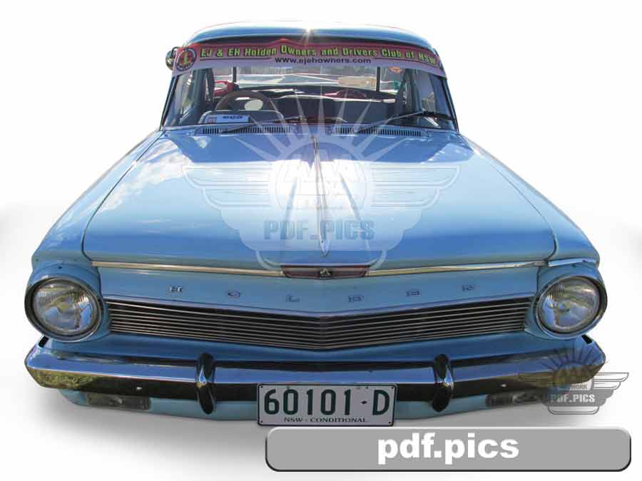 EJ Holden Sedan Front View