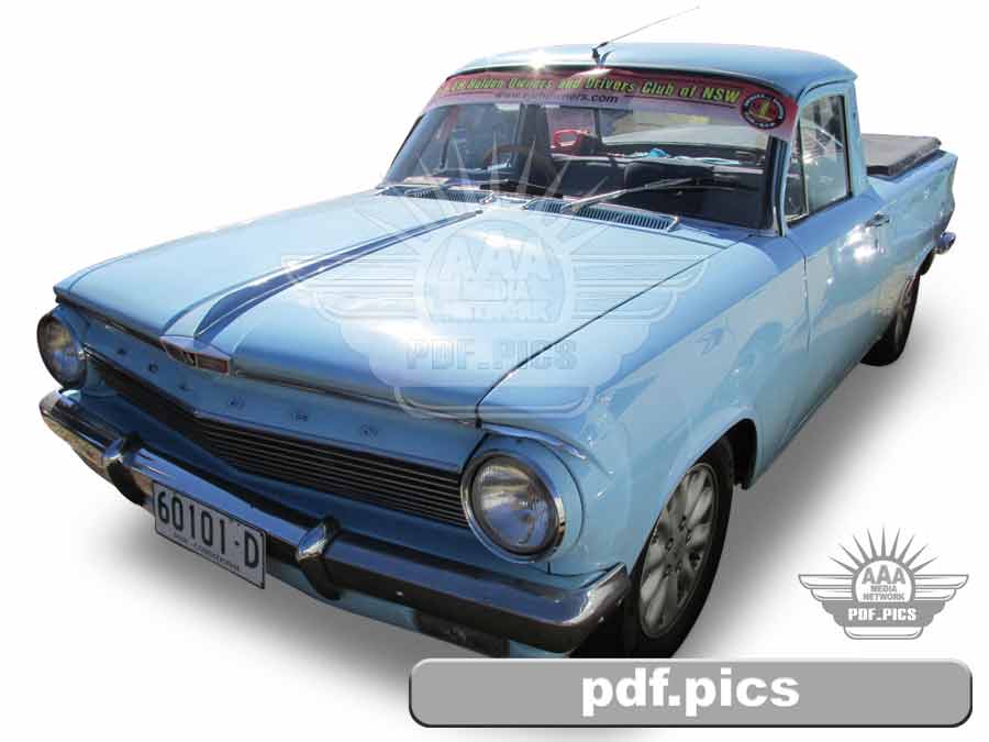 EJ Holden Ute Front Passenger Side View