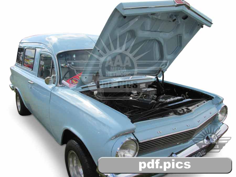 EJ Holden Panel Van Front Drivers Side View