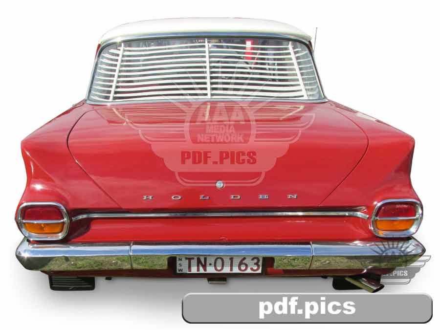EJ Holden Sedan Rear View