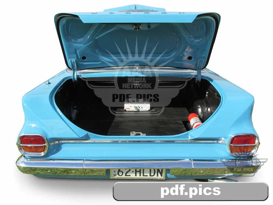 EJ Holden Sedan Rear View