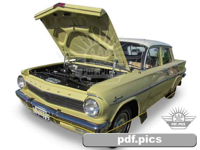 EJ Holden Sedan Front Passenger Side View