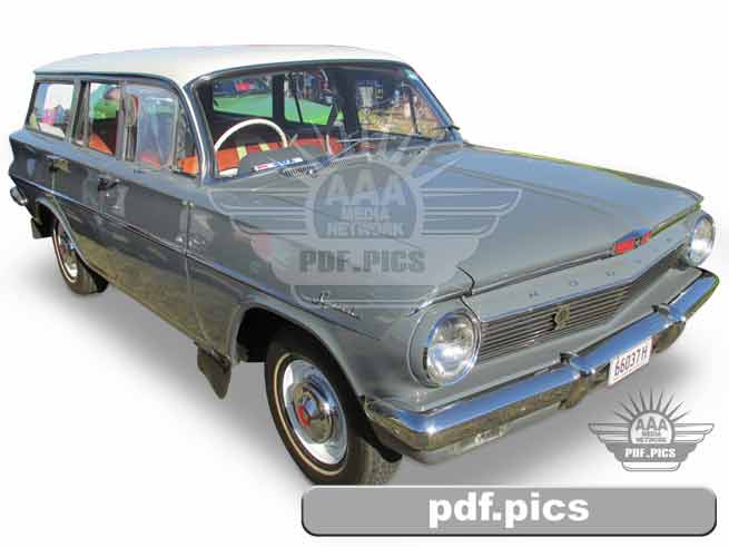 EJ Holden Station Wagon Front Drivers Side View