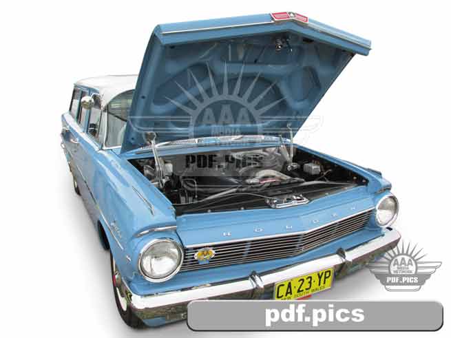 EJ Holden Station Wagon Front Drivers Side View