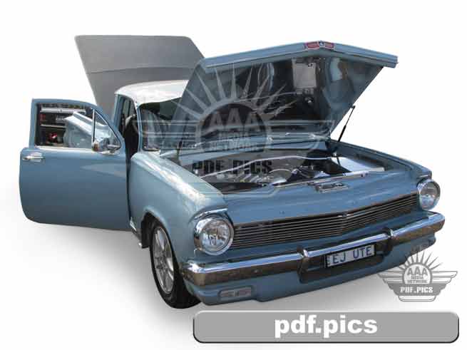 EJ Holden Ute Front Drivers Side View