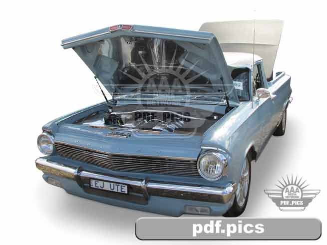 EJ Holden Ute Front Passenger Side View
