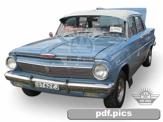 EJ Holden Sedan Front Passenger Side View