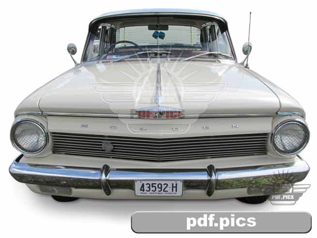 EJ Holden Sedan Front View