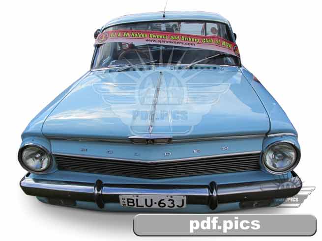 EJ Holden Sedan Front View