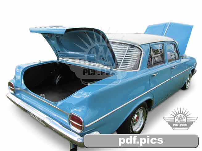 EJ Holden Sedan Rear Drivers Side View