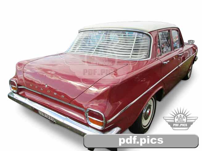 EJ Holden Sedan Rear Drivers Side View