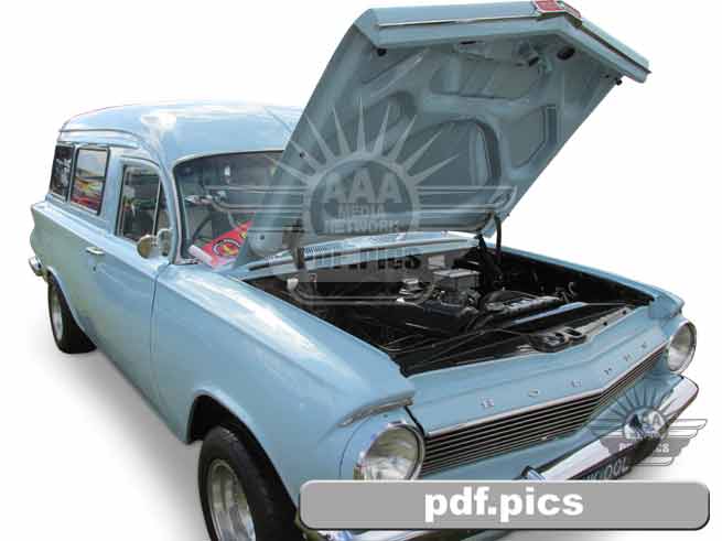 EJ Holden Panel Van Front Drivers Side View