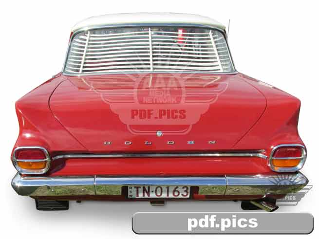 EJ Holden Sedan Rear View