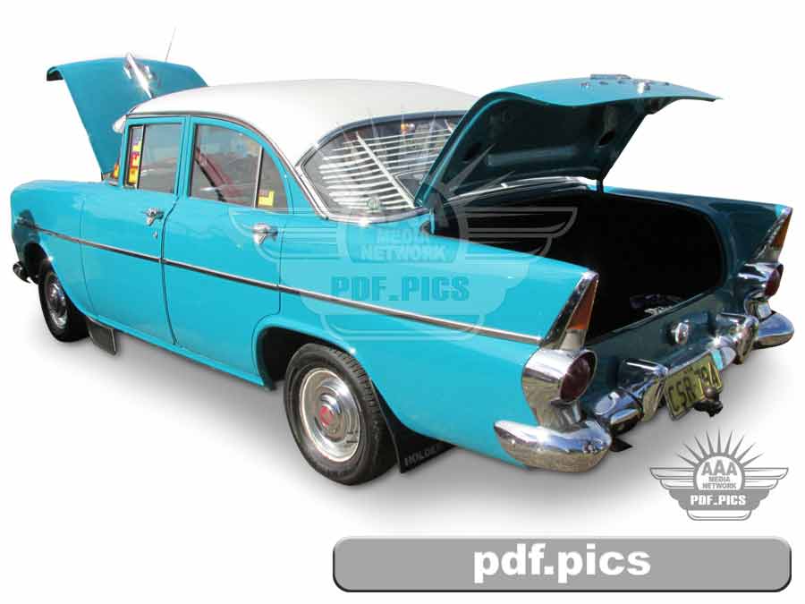 EK Holden Sedan Rear Passenger Side View