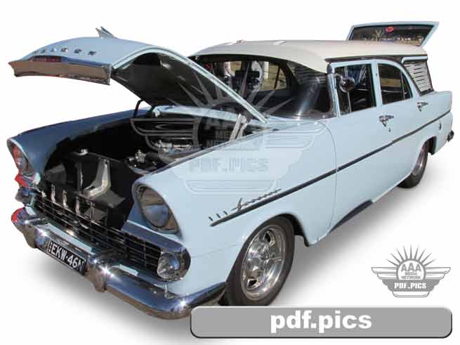 EK Holden Station Wagon Front Passenger Side View