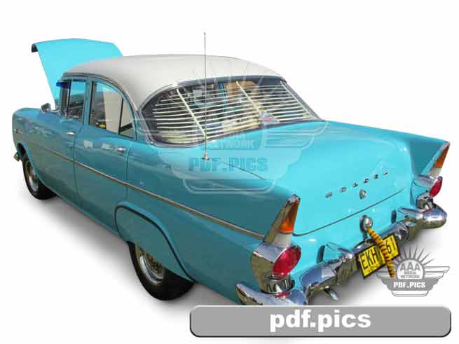 EK Holden Sedan Rear Passenger Side View