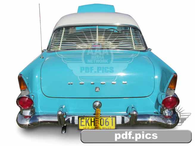 EK Holden Sedan Rear View
