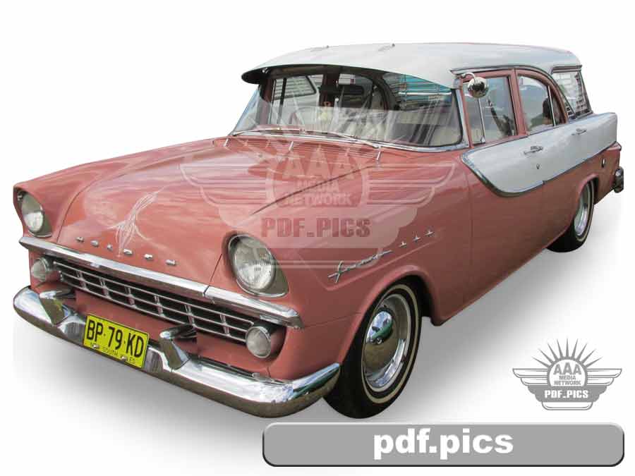 FB Holden Station Wagon Front Passenger Side View