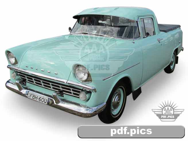 FB Holden Ute Front Passenger Side View