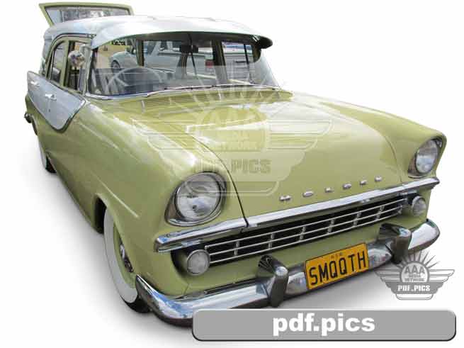 FB Holden Station Wagon Front Drivers Side View