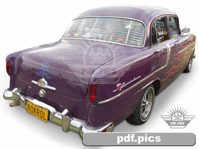 FE Holden Sedan Rear Passenger Side View