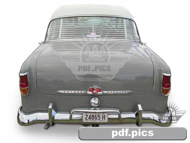FE Holden Sedan Rear View