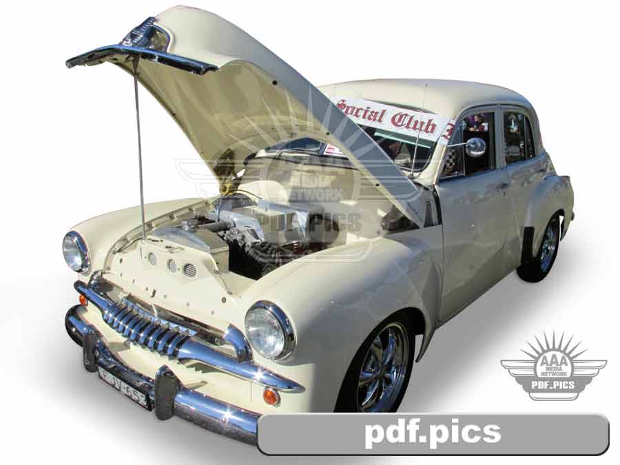 FJ Holden Sedan Front Passenger Side View