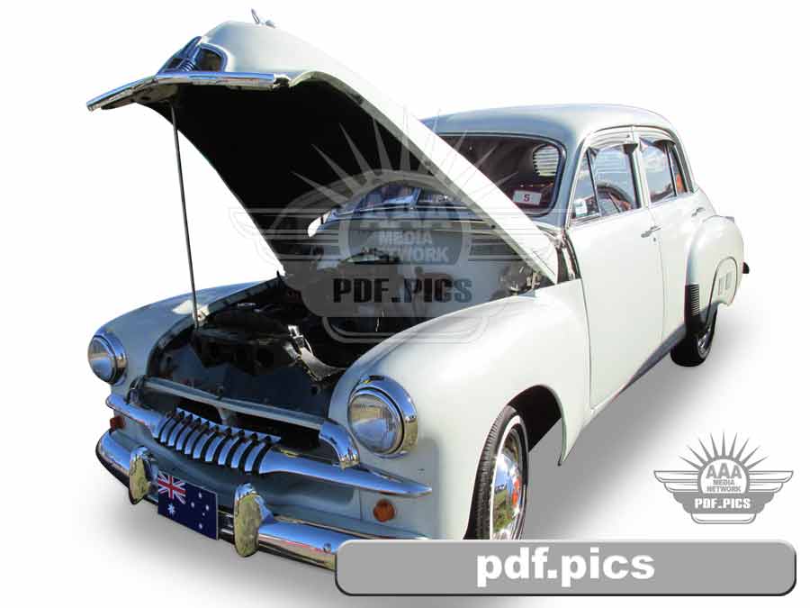 FJ Holden Sedan Front Passenger Side View