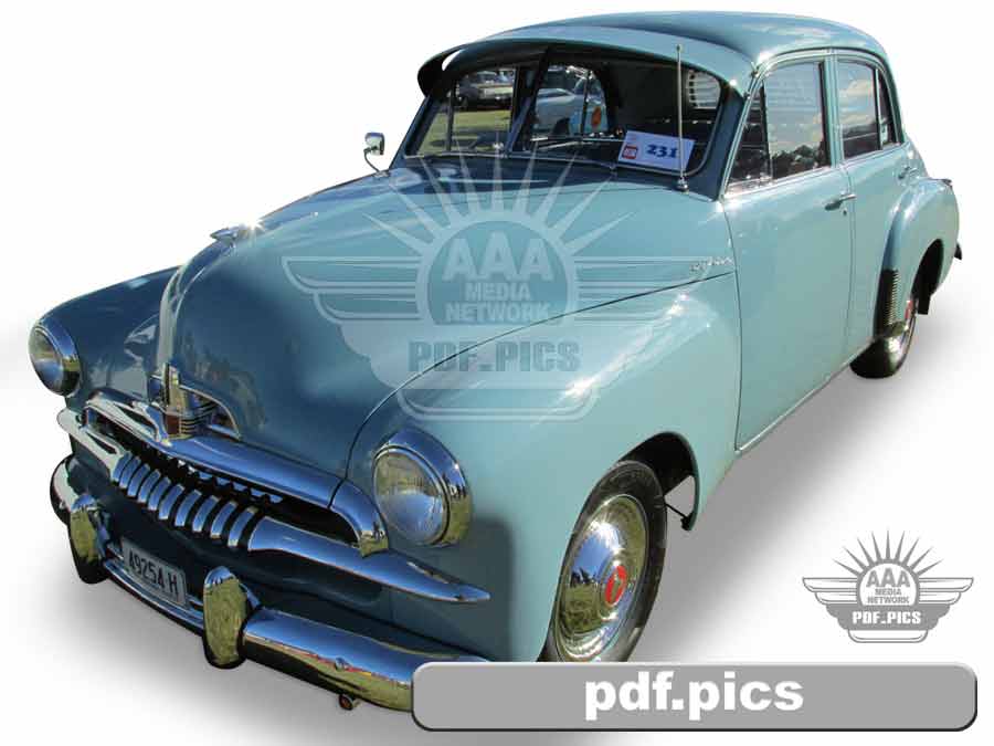 FJ Holden Sedan Front Passenger Side View