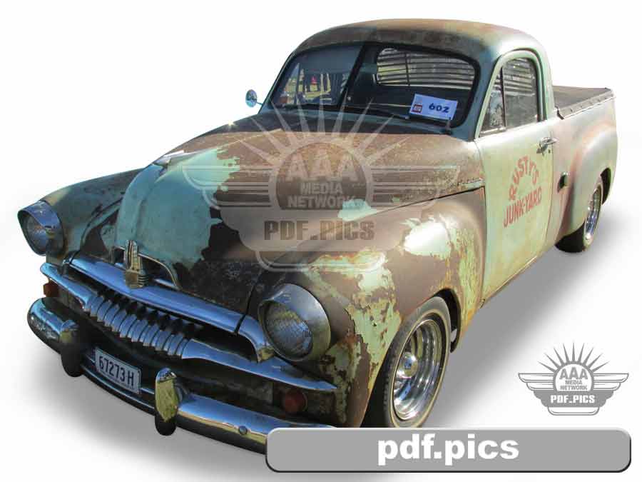 FJ Holden Ute Front Passenger Side View