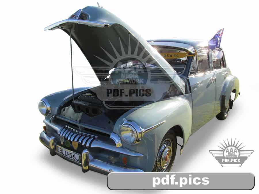FJ Holden Sedan Front Passenger Side View