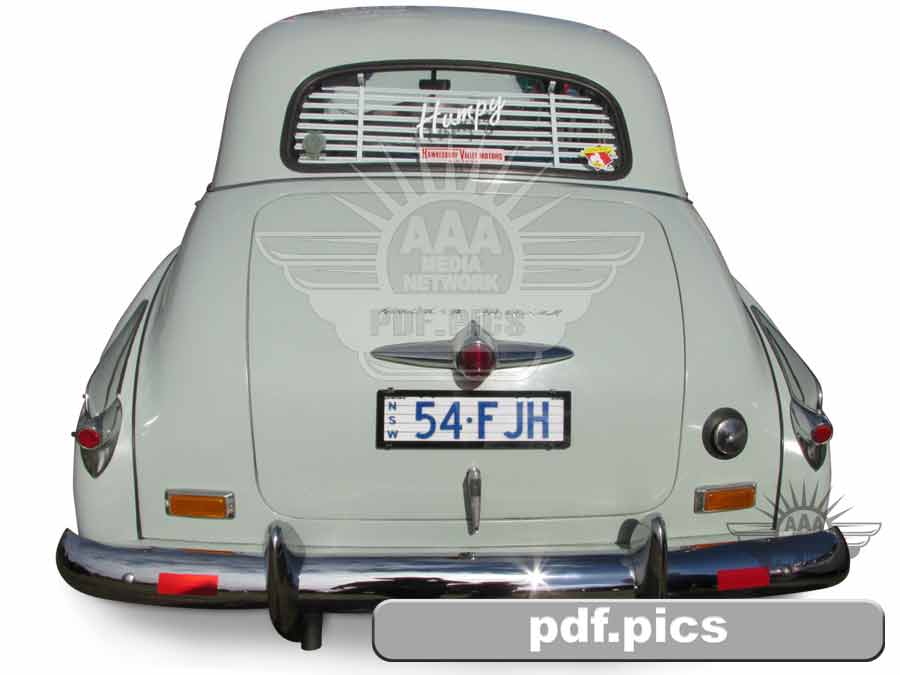 FJ Holden Sedan Rear View