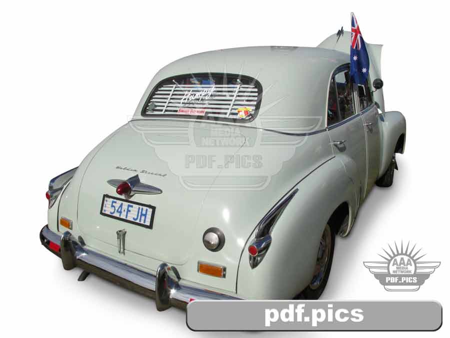 FJ Holden Sedan Rear Drivers Side View