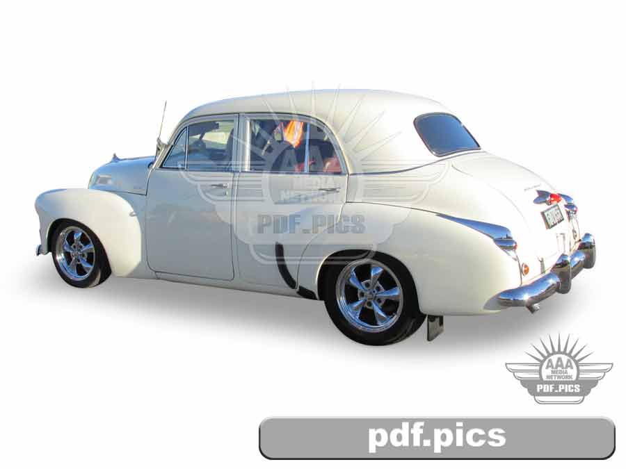 FJ Holden Sedan Rear Passenger Side View
