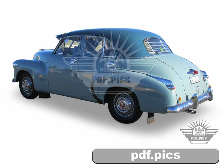 FJ Holden Sedan Rear Passenger Side View