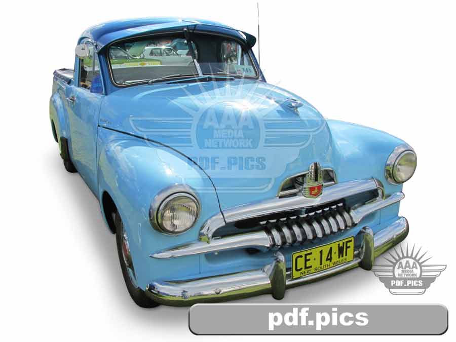 FJ Holden Ute Front Drivers Side View