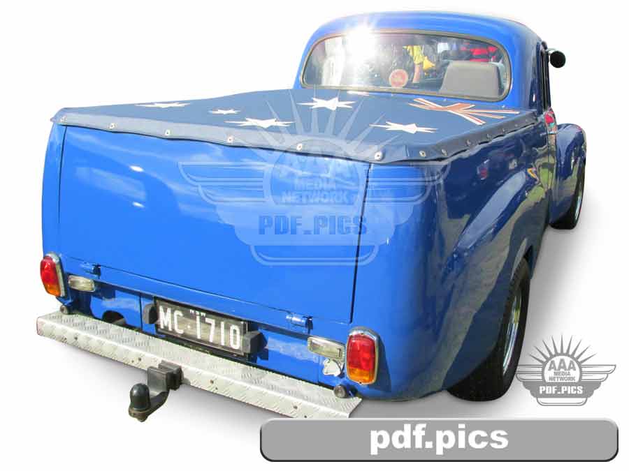 FJ Holden Ute Rear Drivers Side View