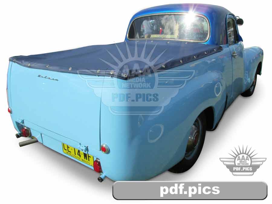FJ Holden Ute Rear Drivers Side View
