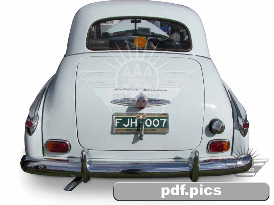 FJ Holden Sedan Rear View