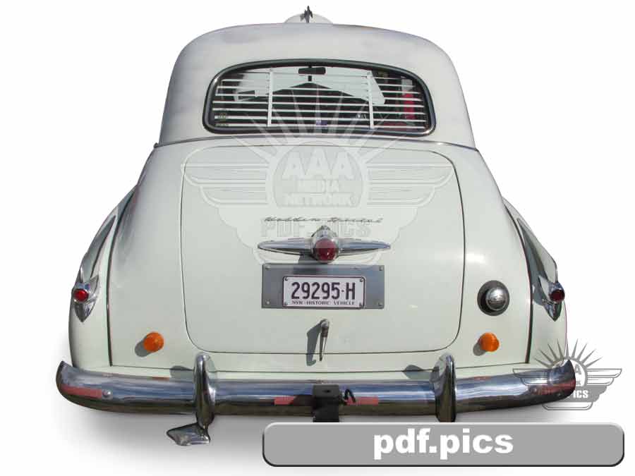 FJ Holden Sedan Rear View