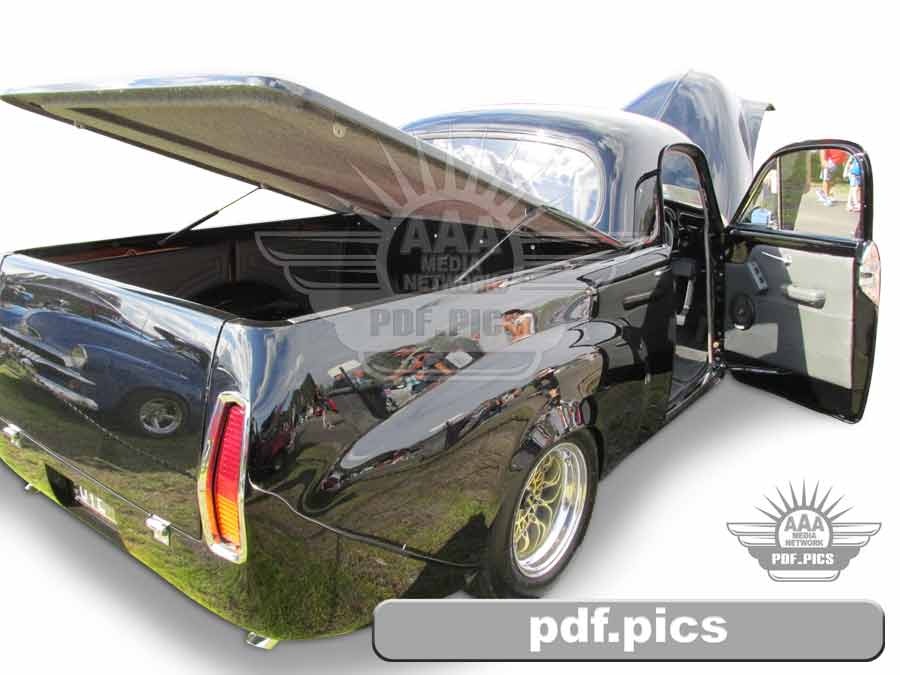 FJ Holden Ute Rear Drivers Side View