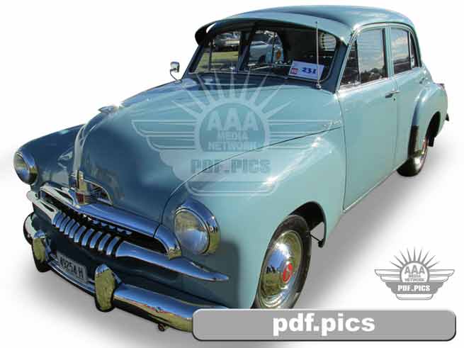 FJ Holden Sedan Front Passenger Side View