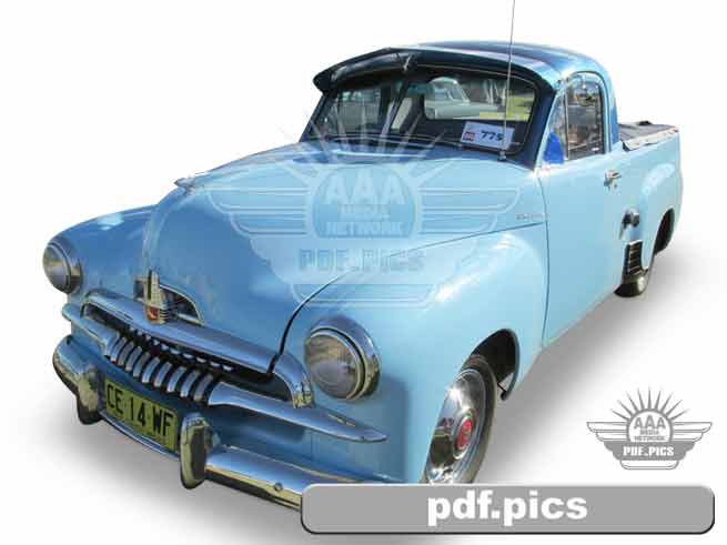 FJ Holden Ute Front Passenger Side View