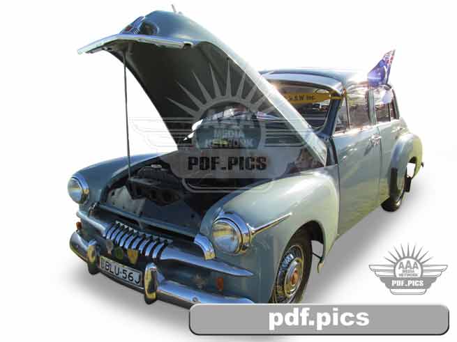 FJ Holden Sedan Front Passenger Side View