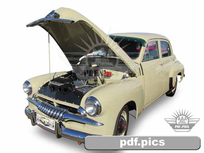 FJ Holden Sedan Front Passenger Side View