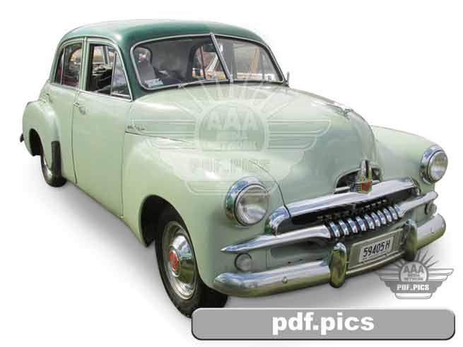 FJ Holden Sedan Front Drivers Side View
