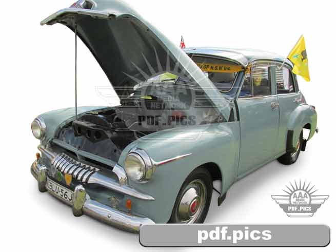 FJ Holden Sedan Front Passenger Side View