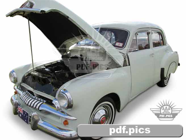 FJ Holden Sedan Front Passenger Side View