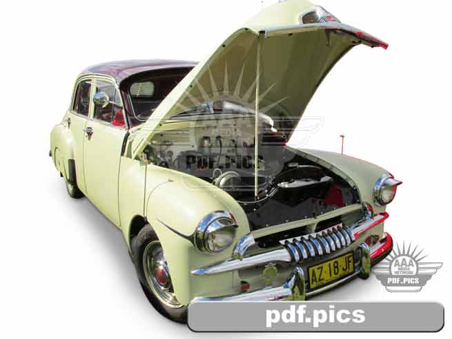 FJ Holden Sedan Front Drivers Side View