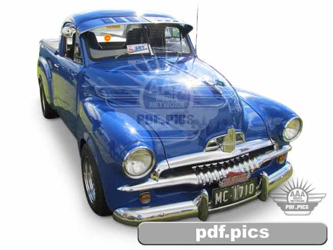 FJ Holden Ute Front Drivers Side View